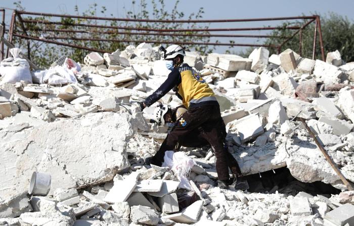 SYRIA: FIVE MEMBERS OF SAME FAMILY KILLED IN IDLIB AIR&nbsp;STRIKES